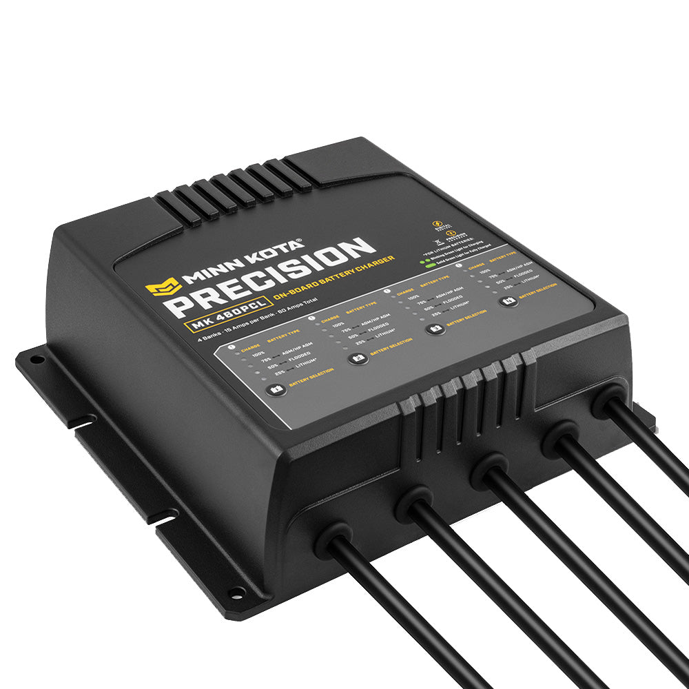 Minn Kota MK-460 PCL 4 Bank x 15 AMP On-Board Precision Charger
