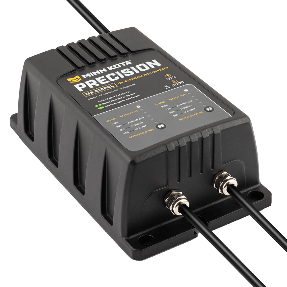 Minn Kota MK-212 PCL 2 Bank x 6 AMP On-Board Precision Charger