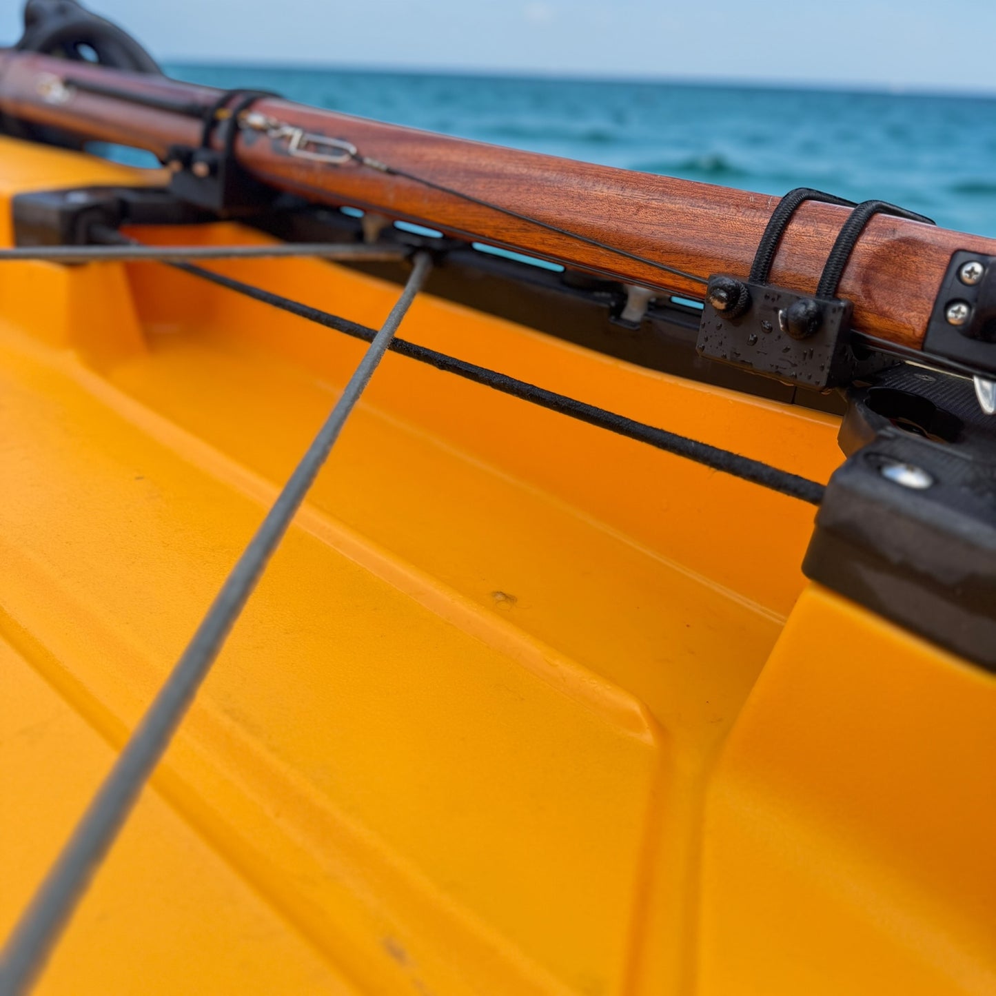 Kayak Track Mount Speargun Rack | Gear Track Rail Holder
