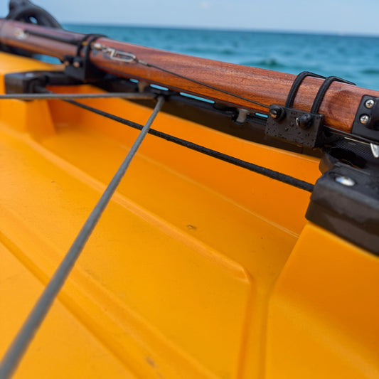 Kayak Track Mount Speargun Rack | Gear Track Rail Holder