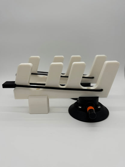 Horizontal Boat Speargun & Pole Spear Rack | No Drill or Permanent Mount