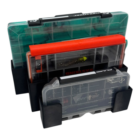 Horizontal Mount Tackle Box Holder for Plano 3400, 3500, 3600 & 3700 | Marine Grade ASA