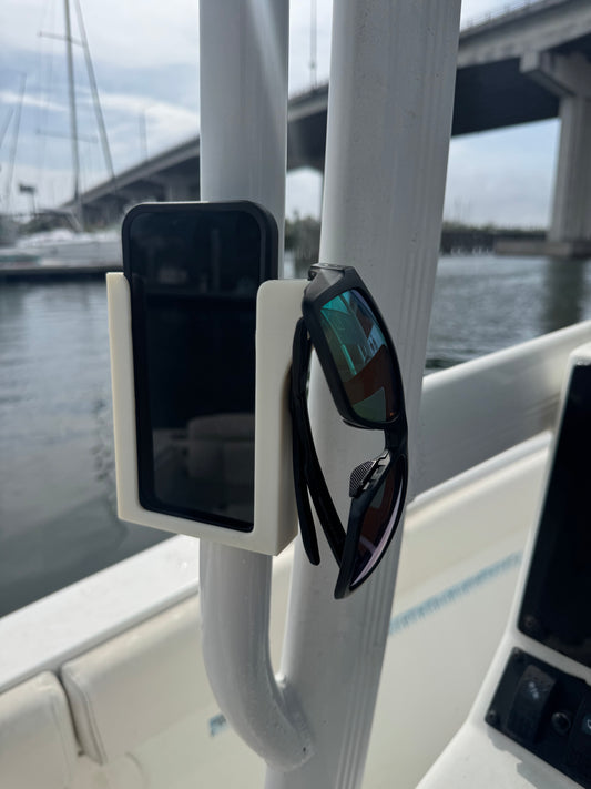 ShoreWright Boat Phone Holder with Sunglasses Hook