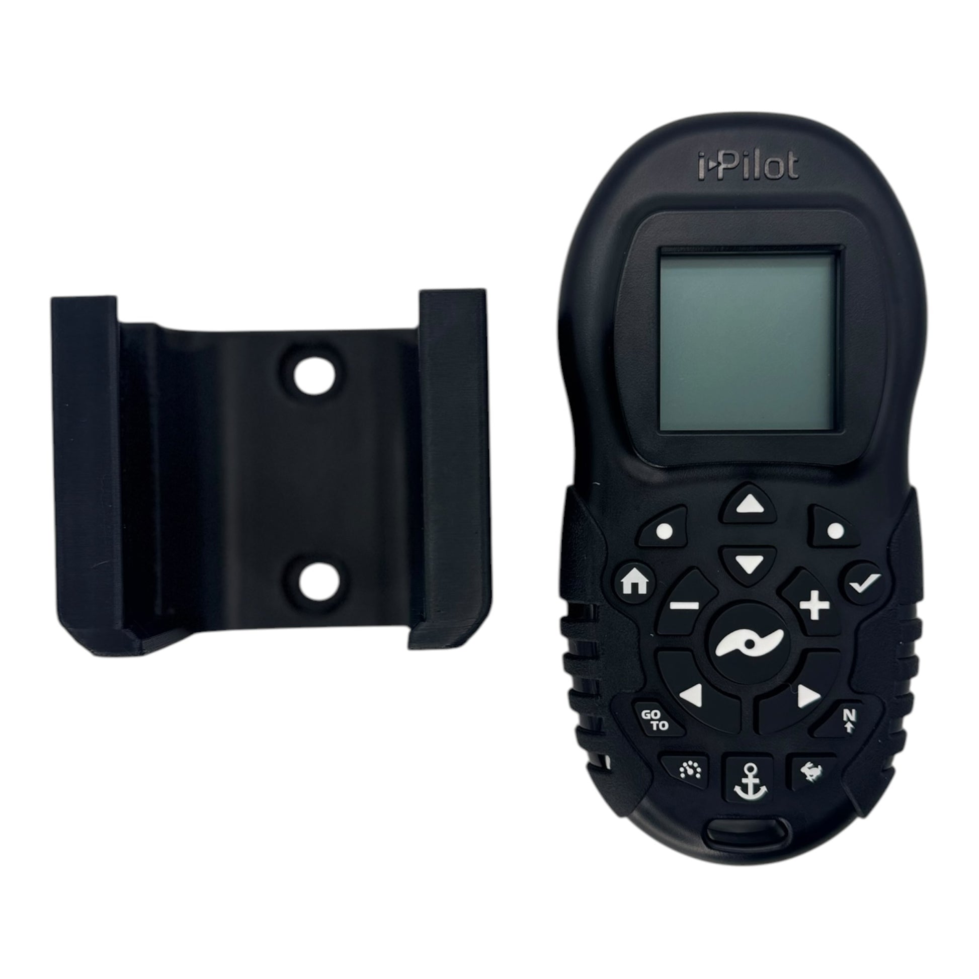 Minn Kota i-Pilot Wireless remote holder by ShoreWright, marine-grade ASA flush mount, studio view 2