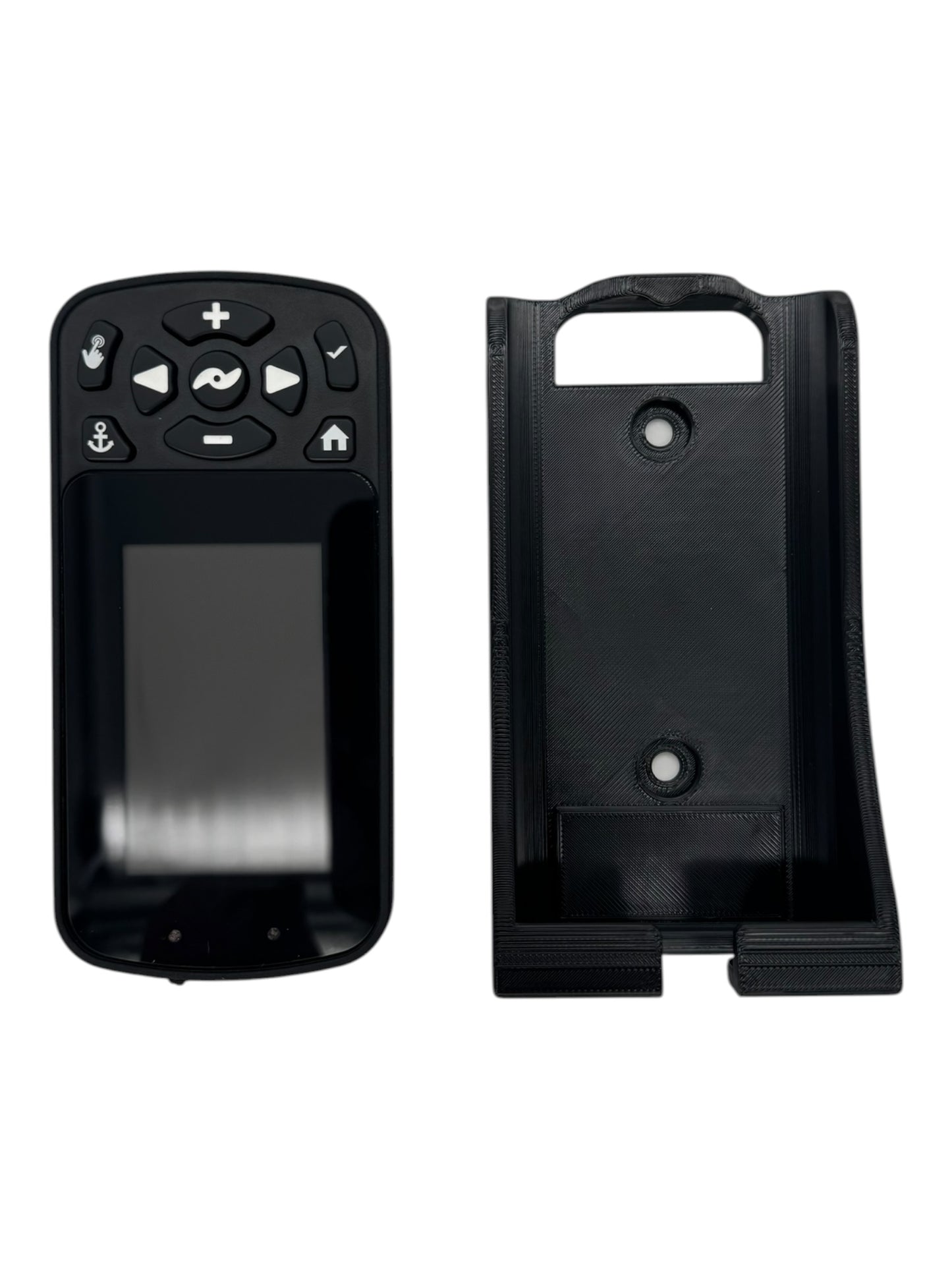 Minn Kota i-Pilot Link remote holder by ShoreWright, marine-grade ASA flush mount, studio view 3