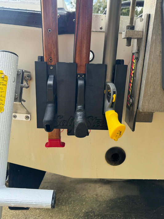 No Drill Boat Speargun Rack