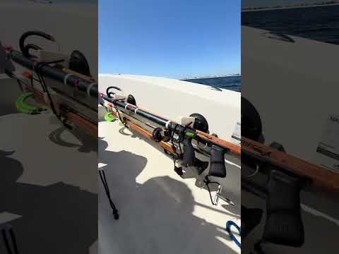 Horizontal Boat Speargun & Pole Spear Rack | No Drill or Permanent Mount
